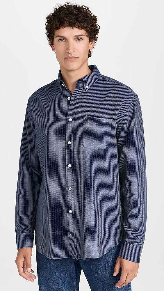 Taylor Stitch Jack Roped Indigo Shirt | Shopbop Product Image