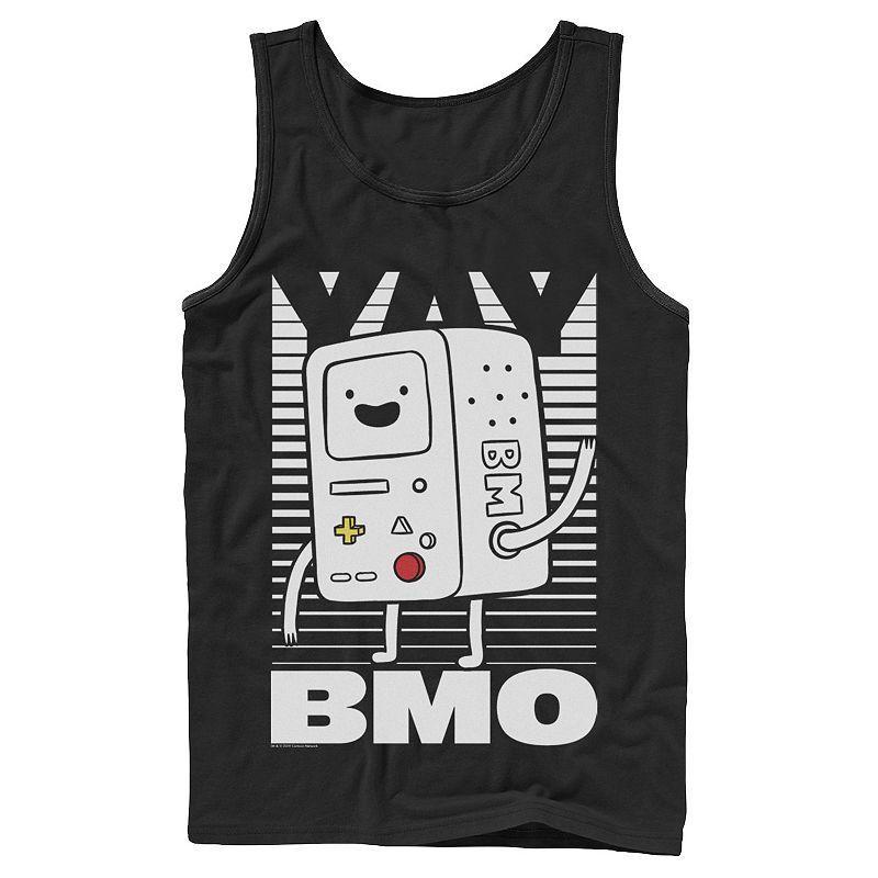 Mens Cartoon Network Adventure Time BMO Wave Halftone Fade Tank Top Product Image