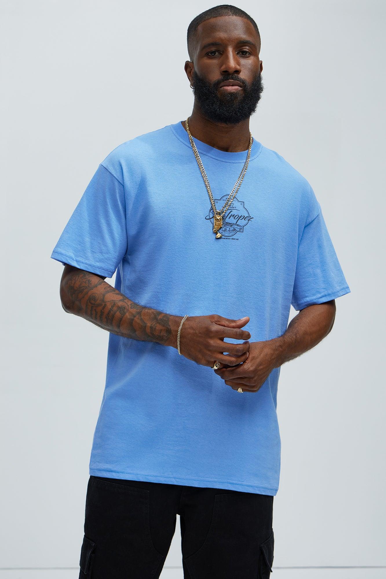 Riviera St. Tropez Short Sleeve Tee - Blue Product Image