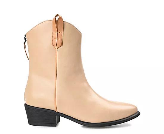 Journee Collection Womens Novva Western Ankle Boot Product Image