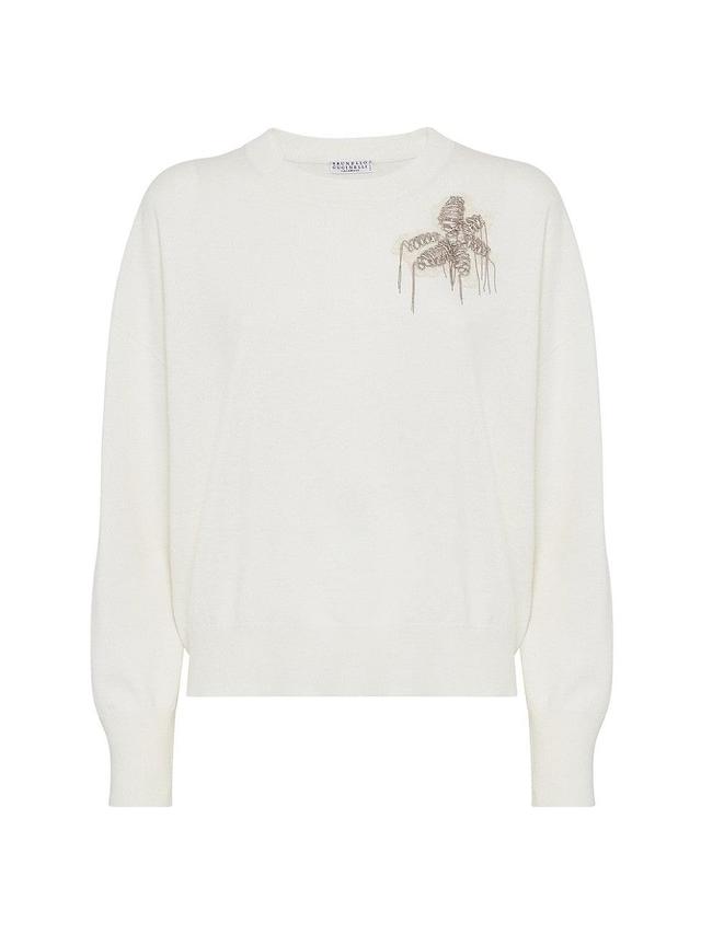 Womens Cashmere Sweater Product Image