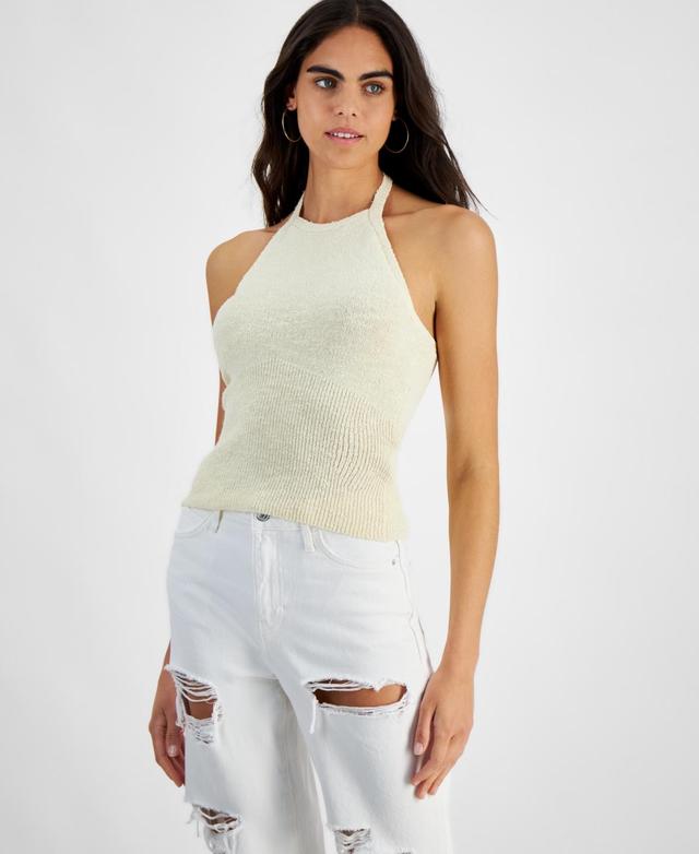 Guess Womens Havana Sleeveless Halter Sweater Product Image