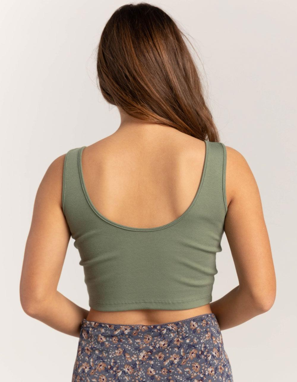 ROXY Rise And Shine Womens Crop Tank Top Product Image