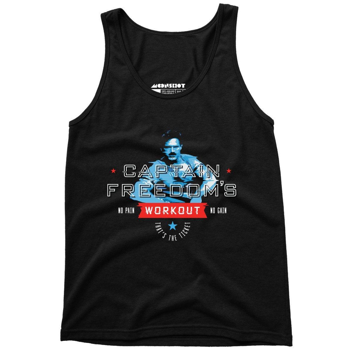 Running Man - Captain Freedom's Workout - Unisex Tank Top Male Product Image