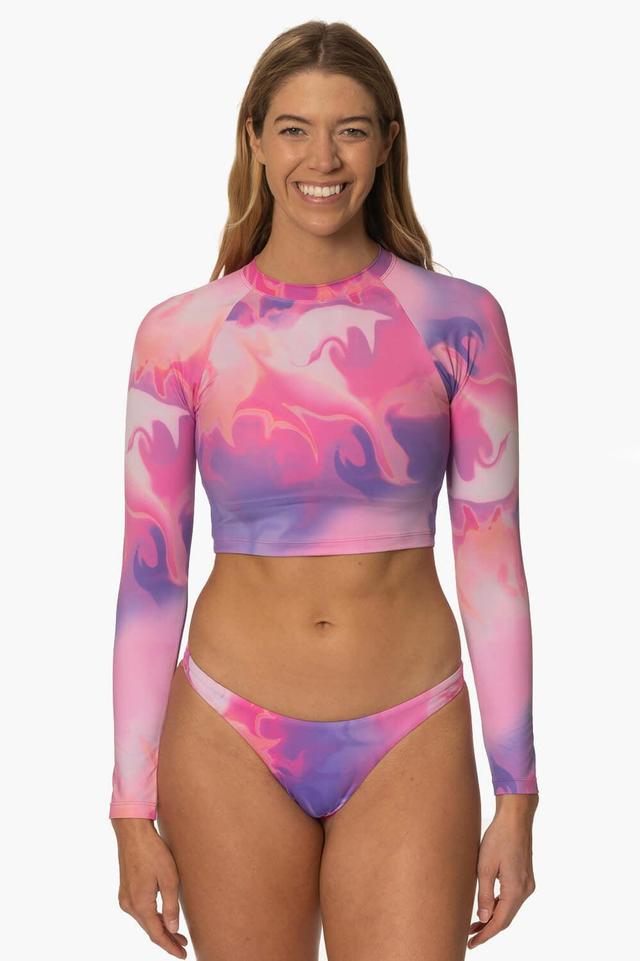 Moana Long Sleeved Crop Rashie - Radiance Female Product Image