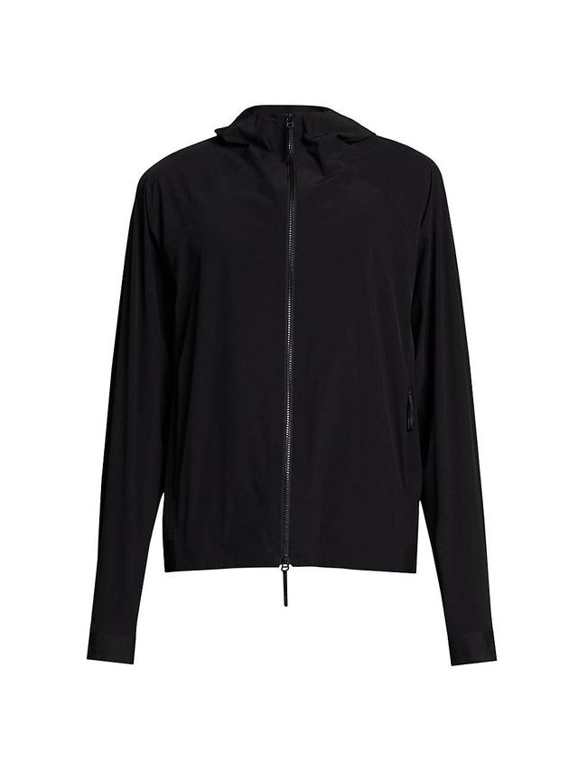 Mens Kurz Nylon Hooded Jacket Product Image