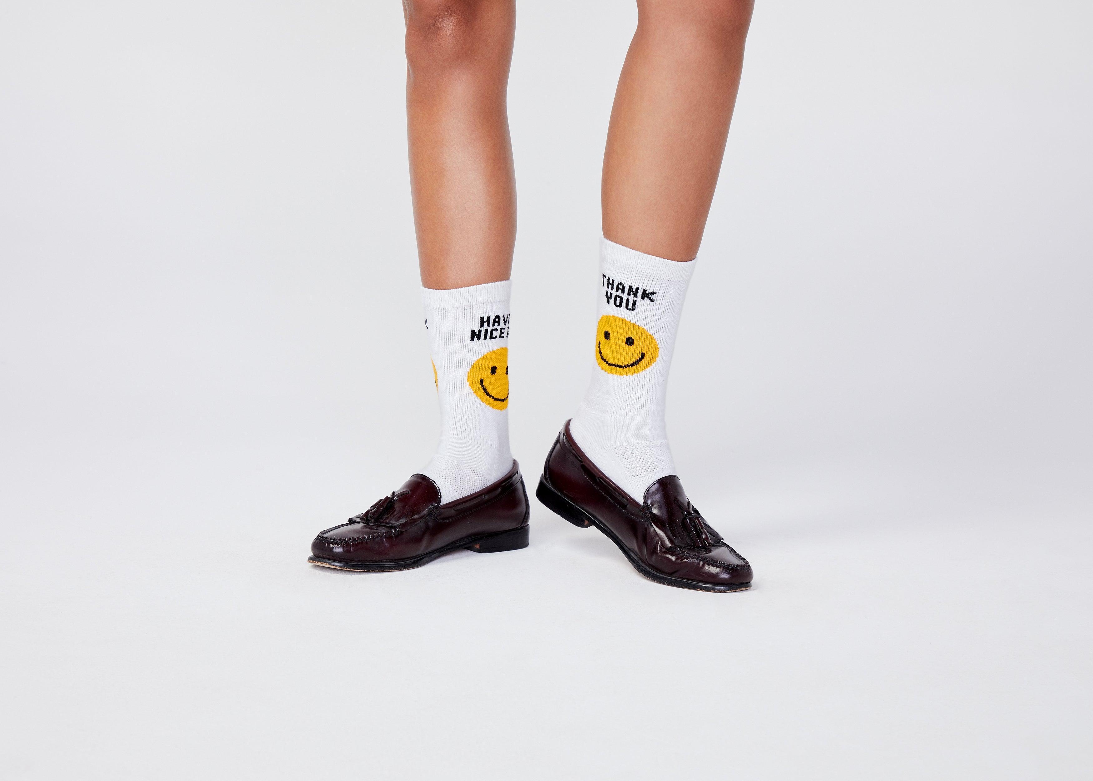 The Women's Take Out Sock - White Female Product Image