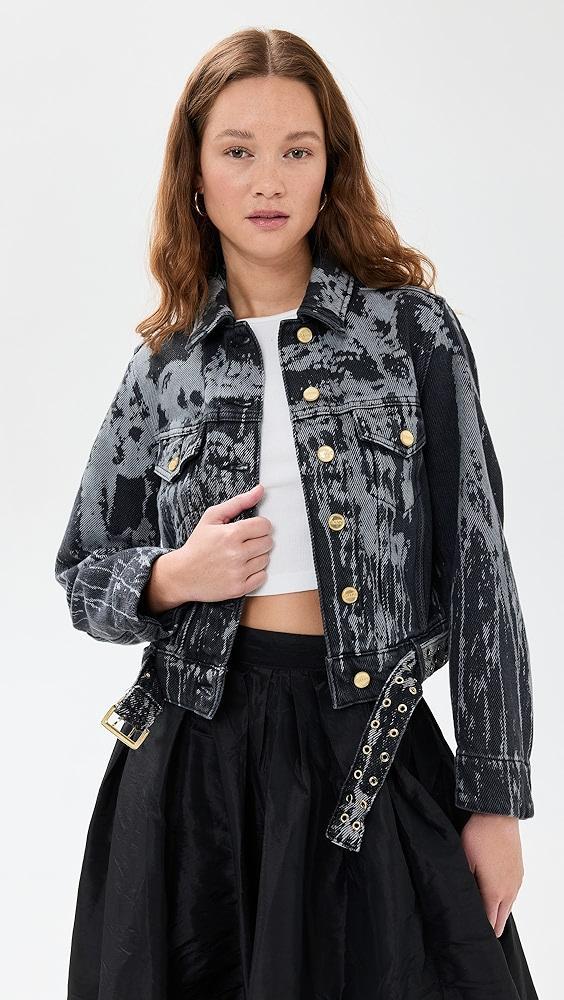 GANNI Heavy Denim Belted Jacket | Shopbop Product Image