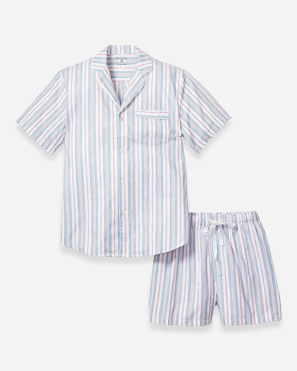 Petite Plume mens short set in vintage french stripe Product Image