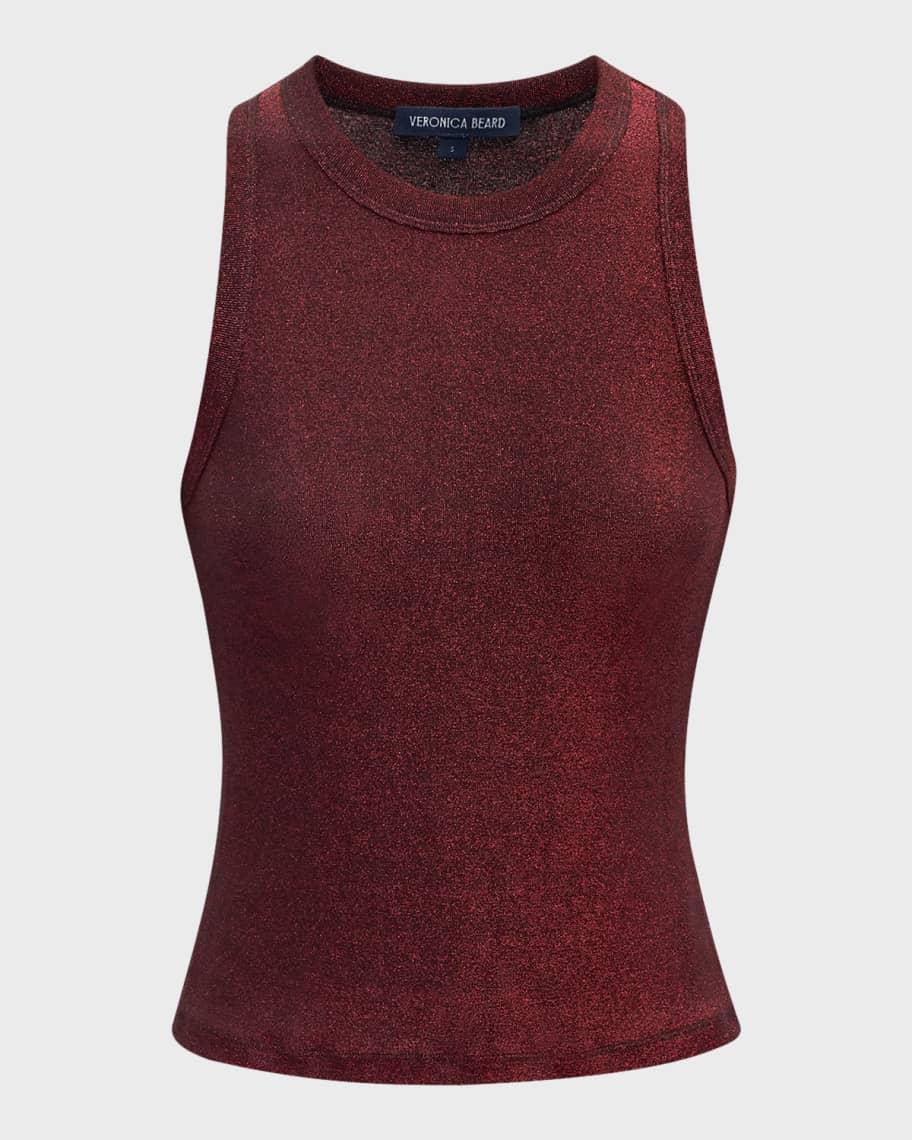 Jordyn Sparkly Cropped Tank Top Product Image