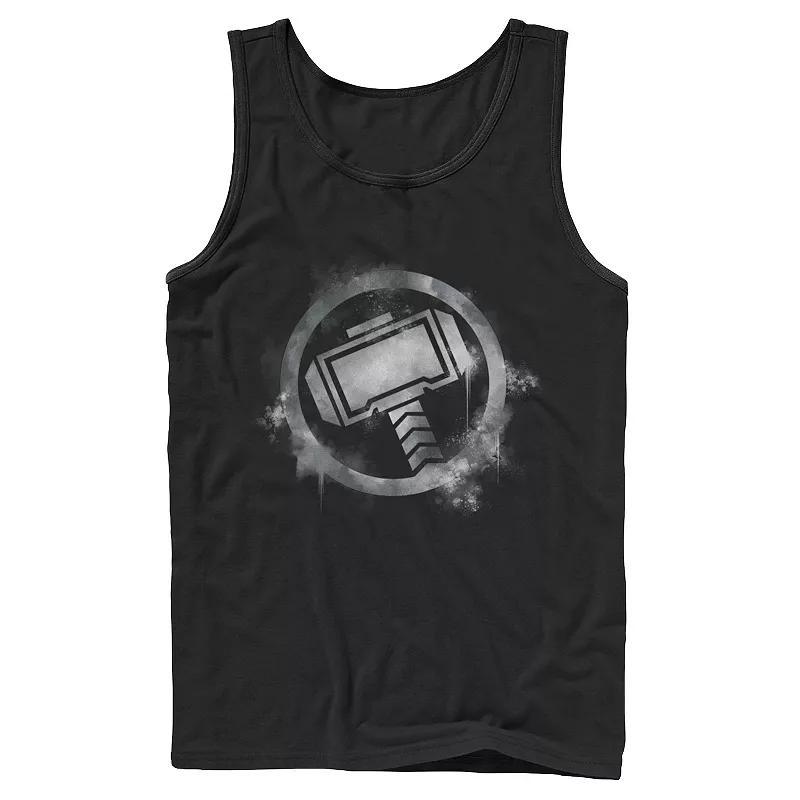 Mens Marvel Avengers Endgame Thor Spray Paint Logo Tank Top, Boys Product Image