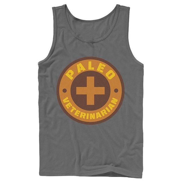 Mens Jurassic World Paleo Veternarian Badge Tank Top Product Image