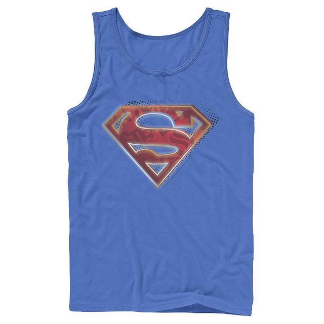 Mens DC Comics Superman Man Of Steel Chest Logo Tank Top Product Image