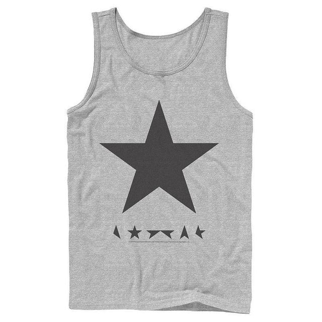 Mens David Bowie Black Star Album Cover Tank Top Athletic Grey Product Image