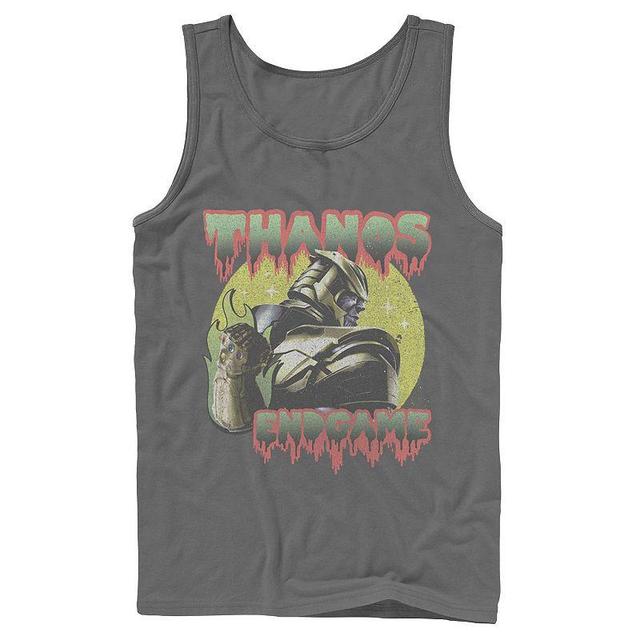 Mens Marvel Thanos Tank Top, Boys Grey Product Image