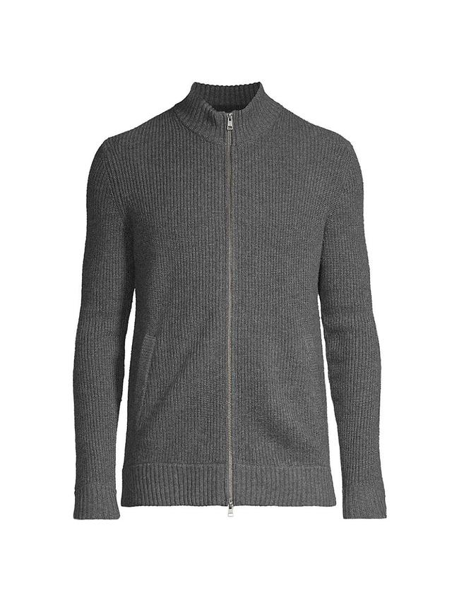 Mens Reserve Ribbed Wool & Cashmere-Blend Cardigan Product Image