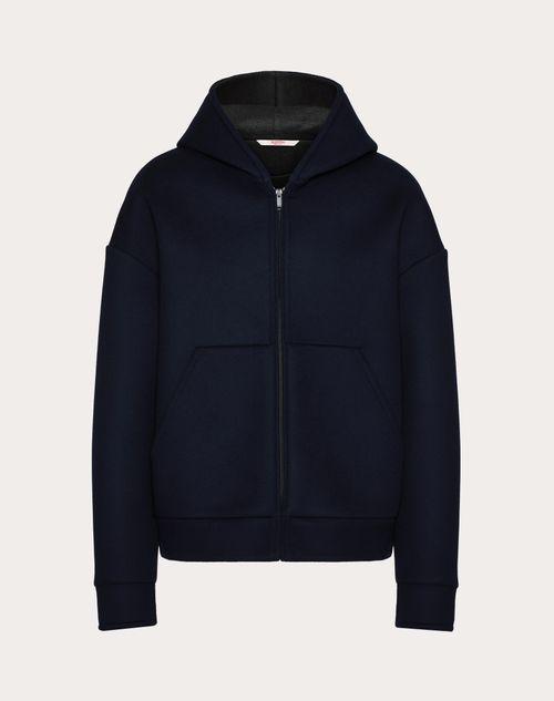 WOOL AND CASHMERE HOODED SWEATSHIRT Product Image