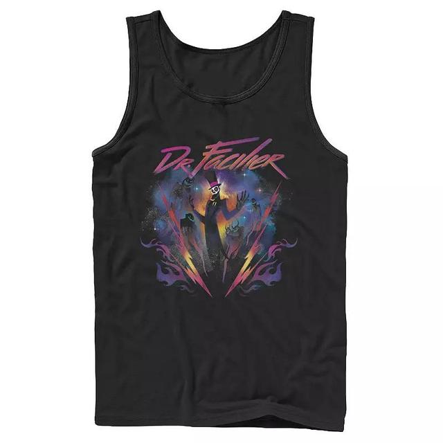 Mens Disney The Princess and the Frog Dr. Facilier Rock N Roll Style Portrait Tank Top Product Image