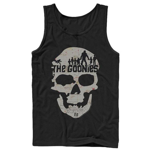 Mens The Goonies Skeleton Map Poster Tank Top Product Image