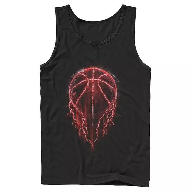 Mens Bullet Ball Neon Basketball Tank Top Product Image