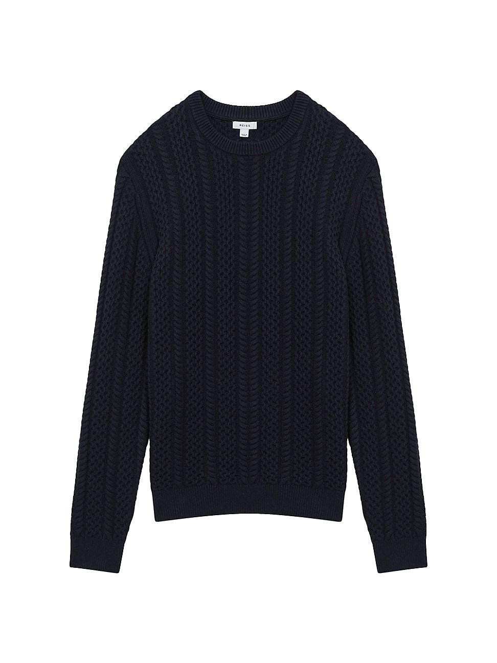 Mens Arlington Cable-Knit Crewneck Sweater Product Image