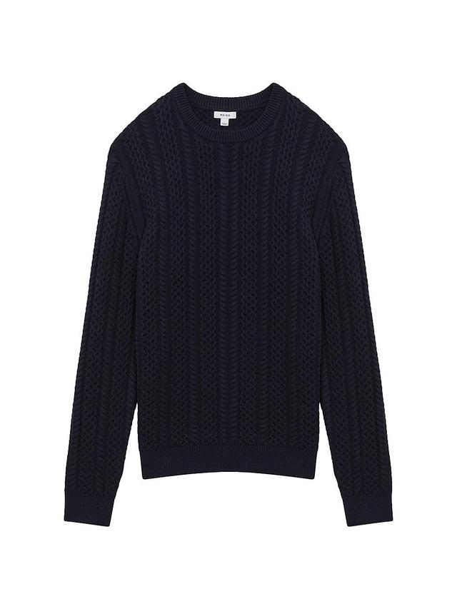 Mens Arlington Cable-Knit Crewneck Sweater Product Image