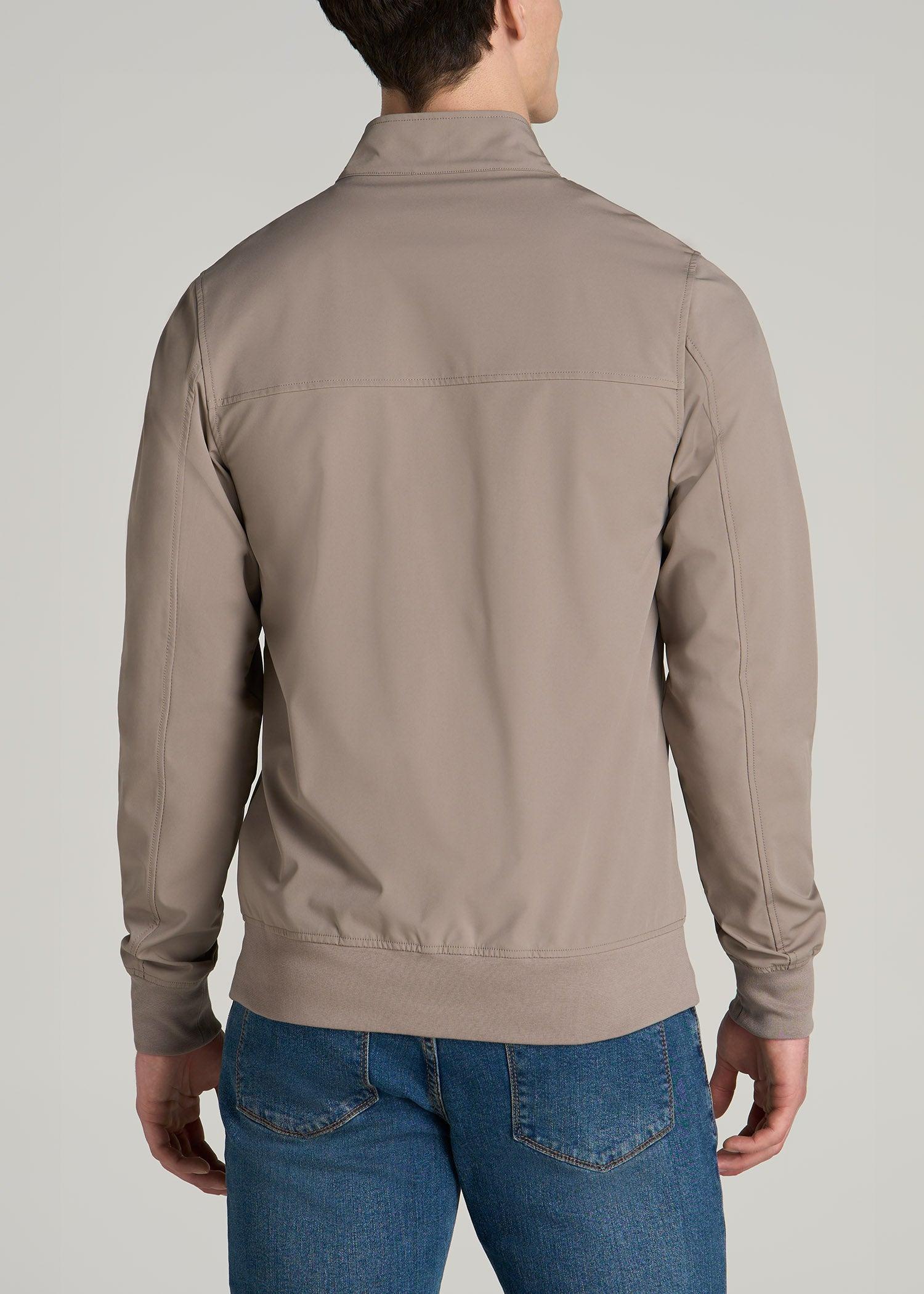 Motion Bomber Jacket for Tall Men in Portobello Male Product Image