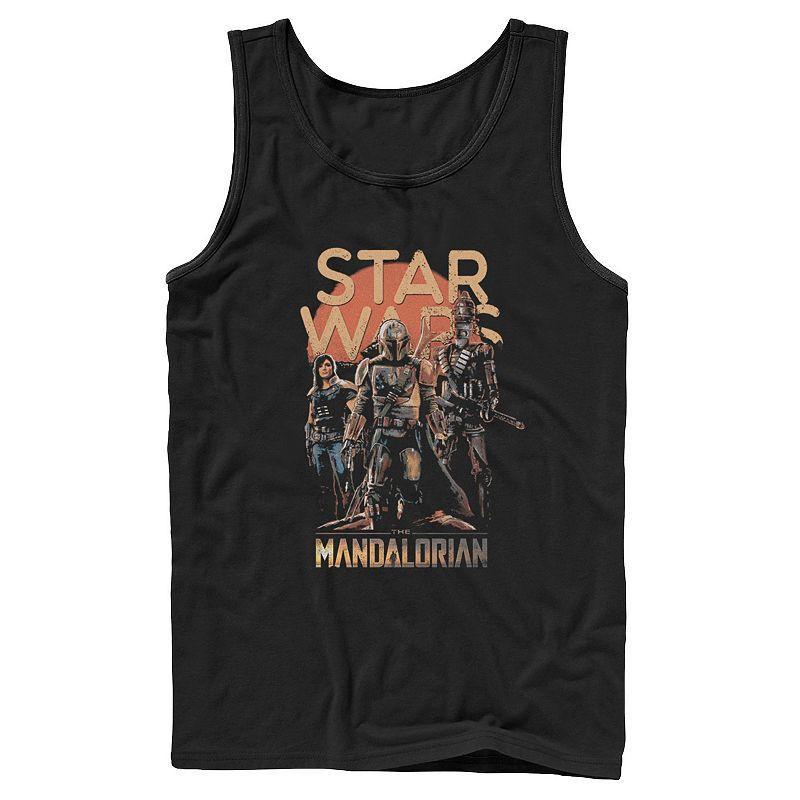 Mens Star Wars The Mandalorian Grunge Character Tank Top Product Image