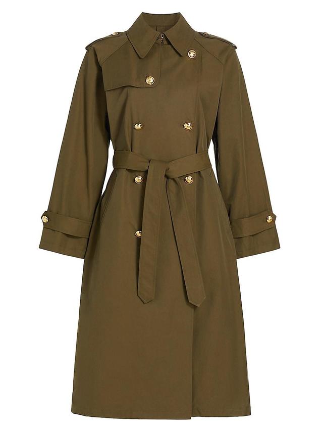 Womens Toussaint Cotton-Blend Trench Coat Product Image