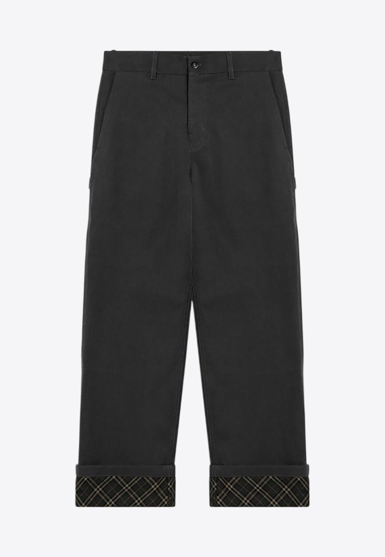 BURBERRY Rocking Horse Pants In Black Product Image