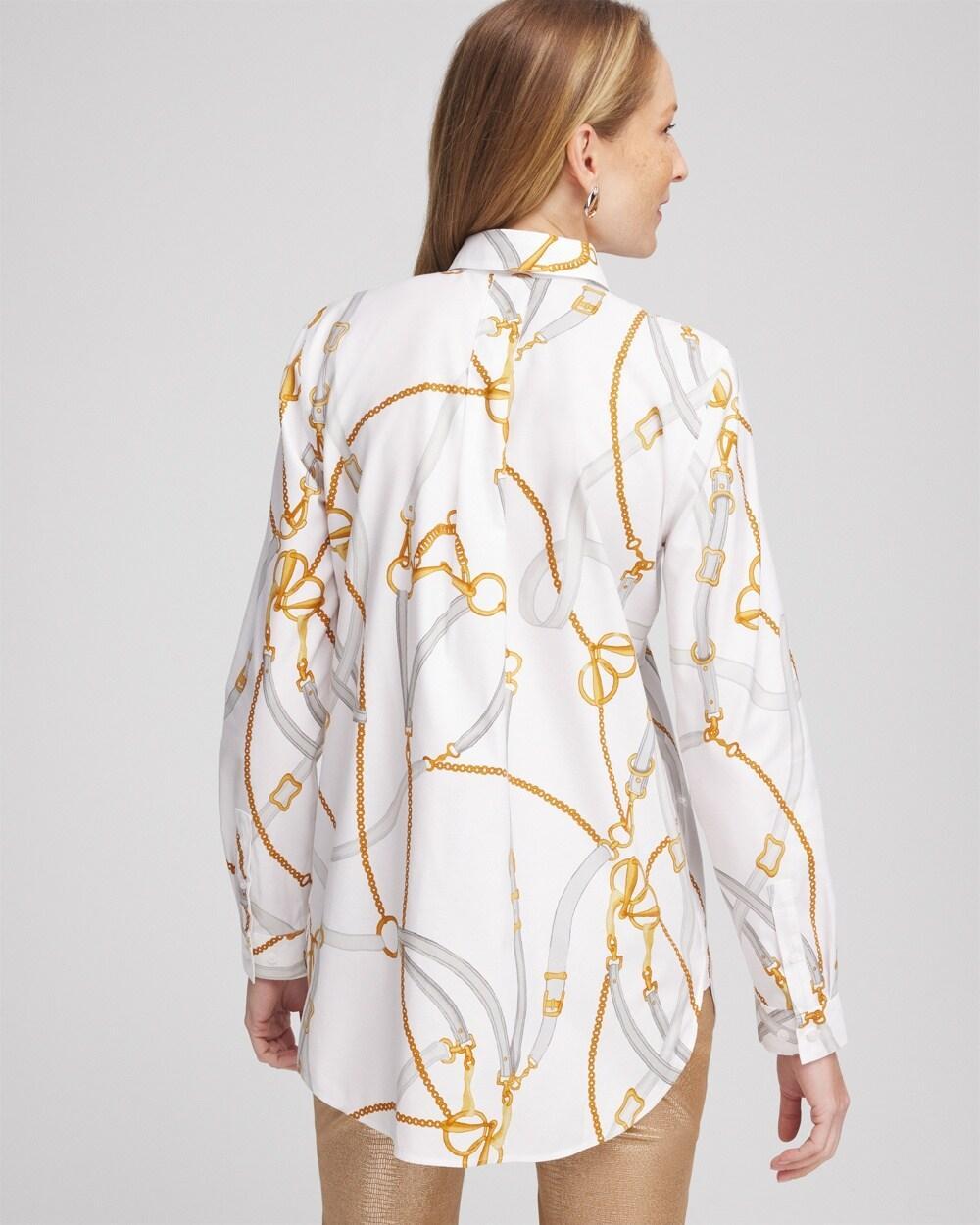 No Ironu2122 Status Print Tunic Product Image