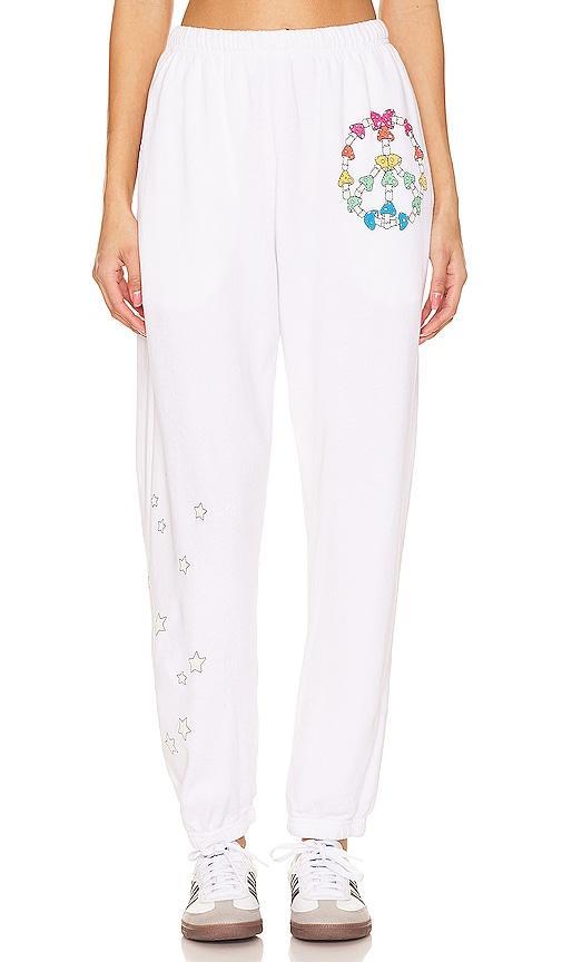 Chantria Mushroom Peace Sweatpants Product Image