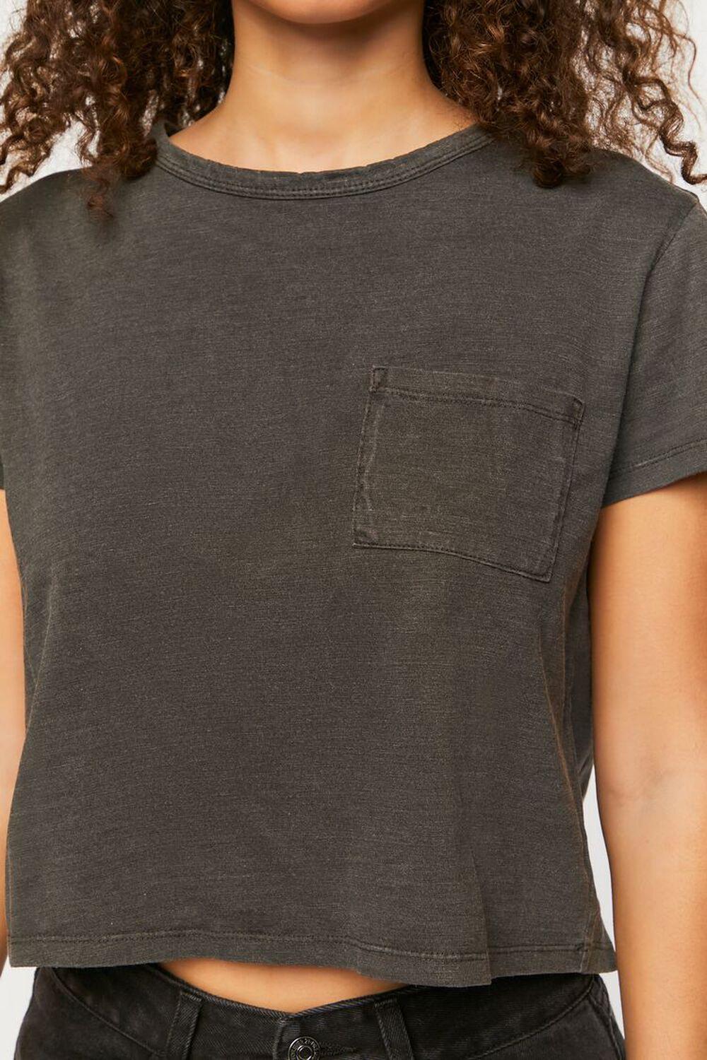 Cropped Pocket Tee | Forever 21 Product Image