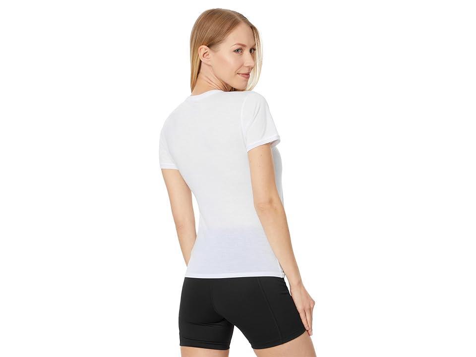 Brooks Distance Short Sleeve 3.0 Run Happy) Women's Clothing Product Image