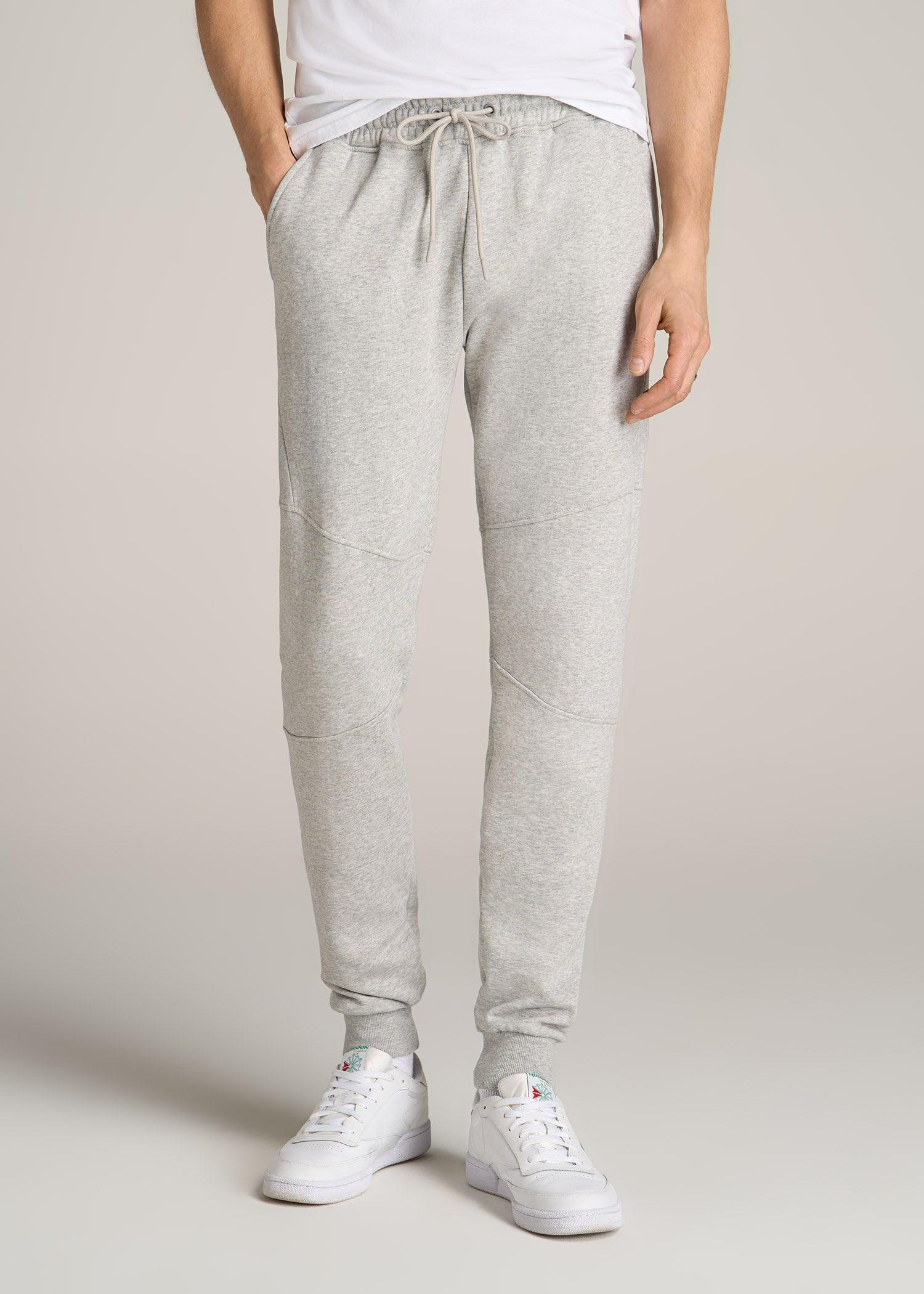 Wearever Fleece Joggers for Tall Men in Grey Mix Male Product Image