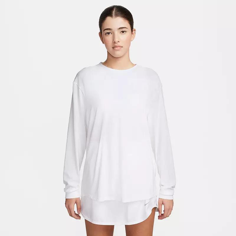 Nike Womens One Relaxed Dri-FIT Long-Sleeve Top Product Image