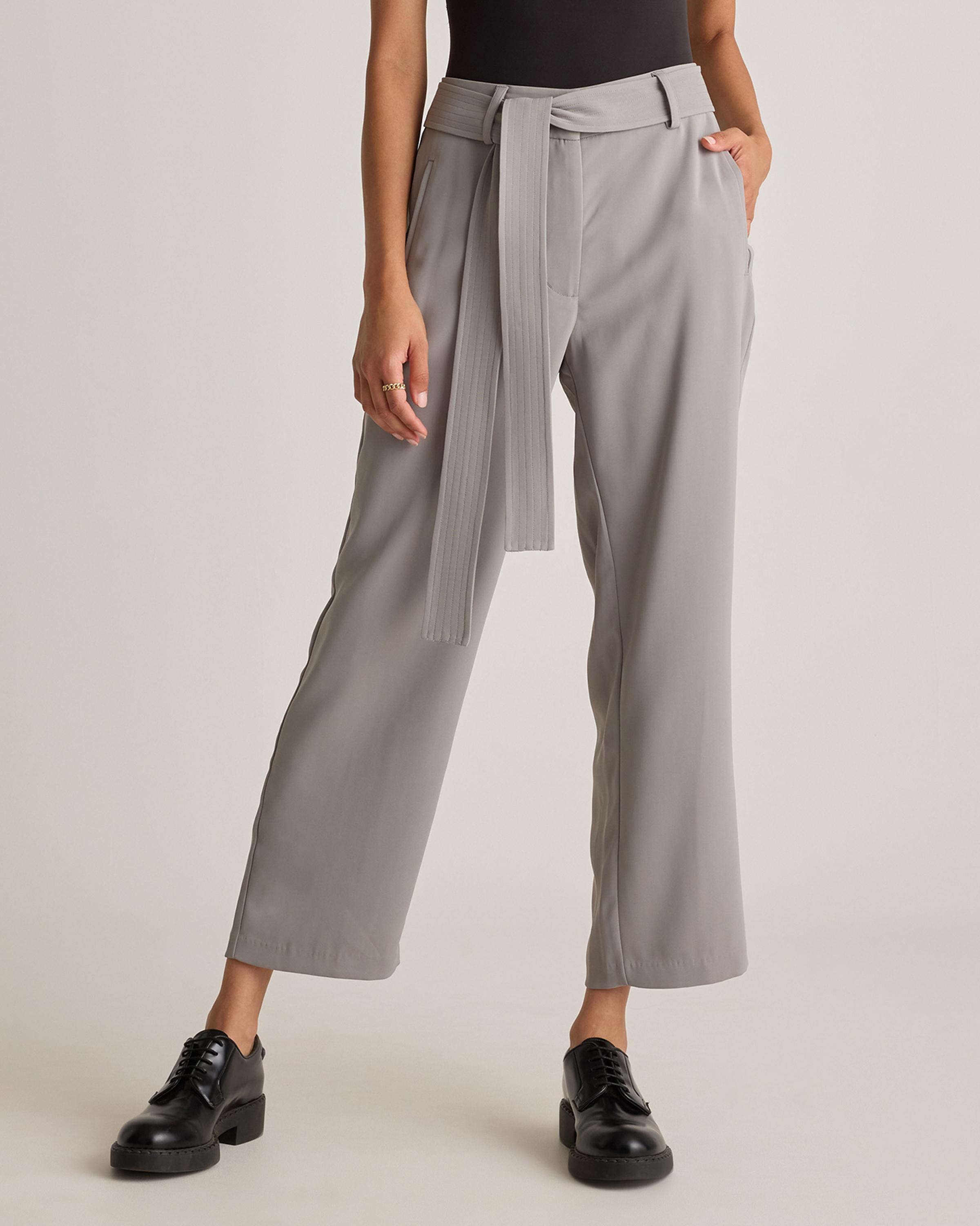 Stretch Crepe Paperbag Pants Product Image