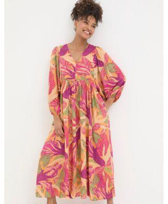 FatFace Womens Jocelyn Tropical Floral Midi Dress Product Image