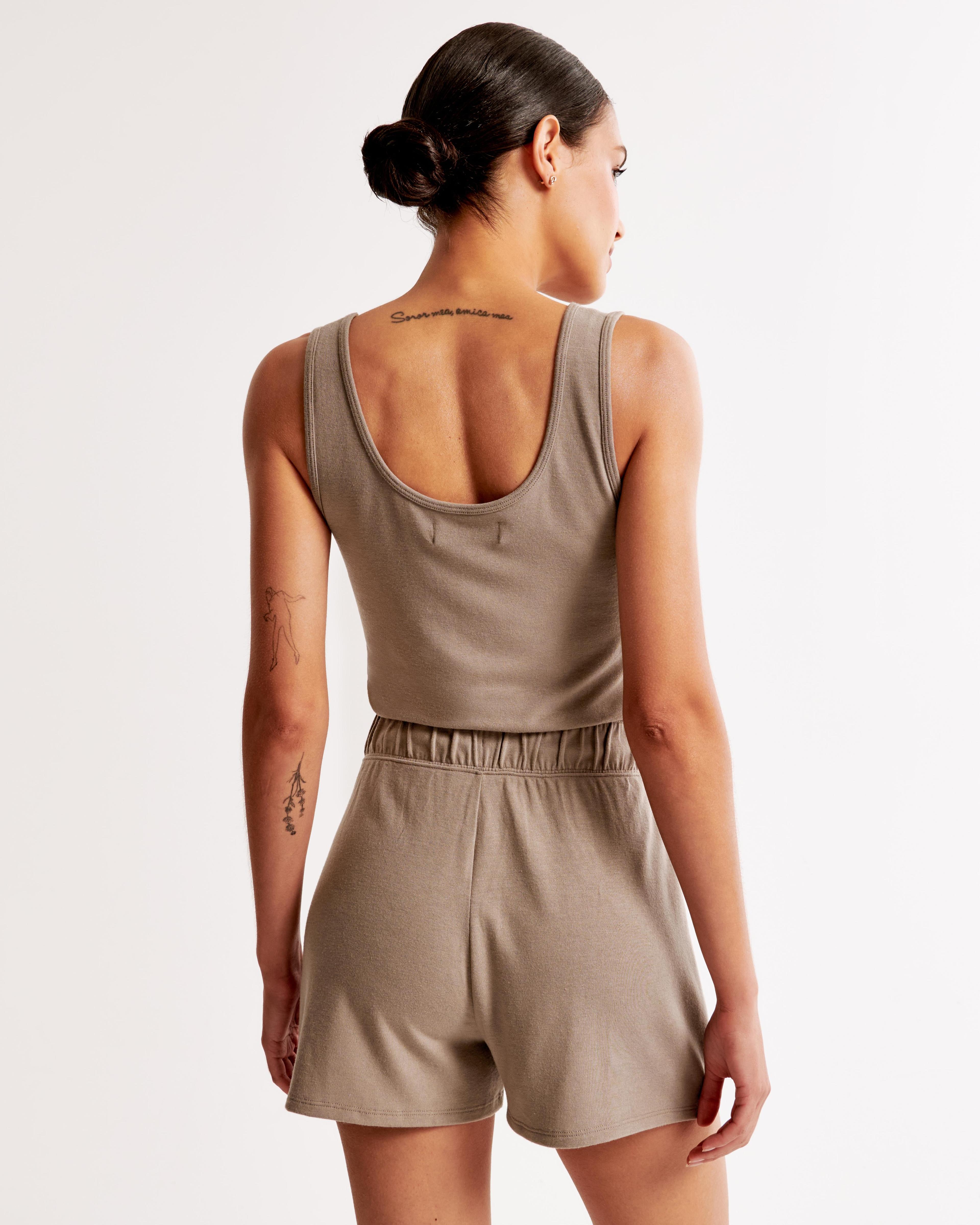 Lounge Scoopneck Romper Product Image