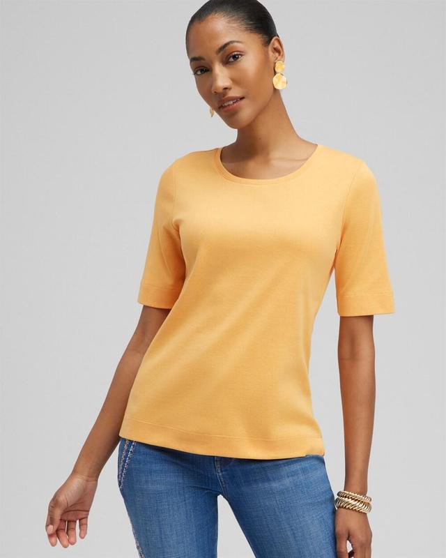 Women's Everyday Elbow Sleeve Tee Product Image