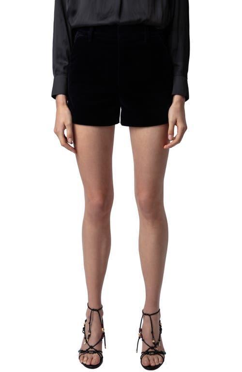 Zadig & Voltaire Cotton Velvet Shorts Product Image