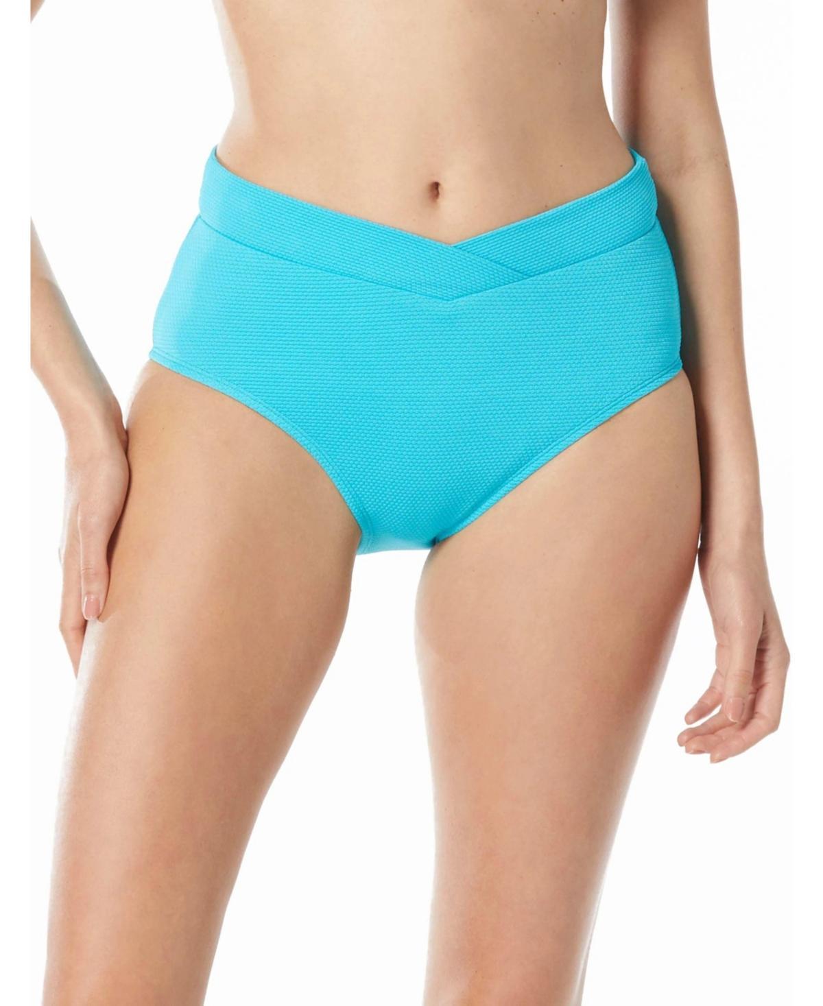 Beach House Womens Swim Letty Crossover Textured Bikini Bottom Product Image