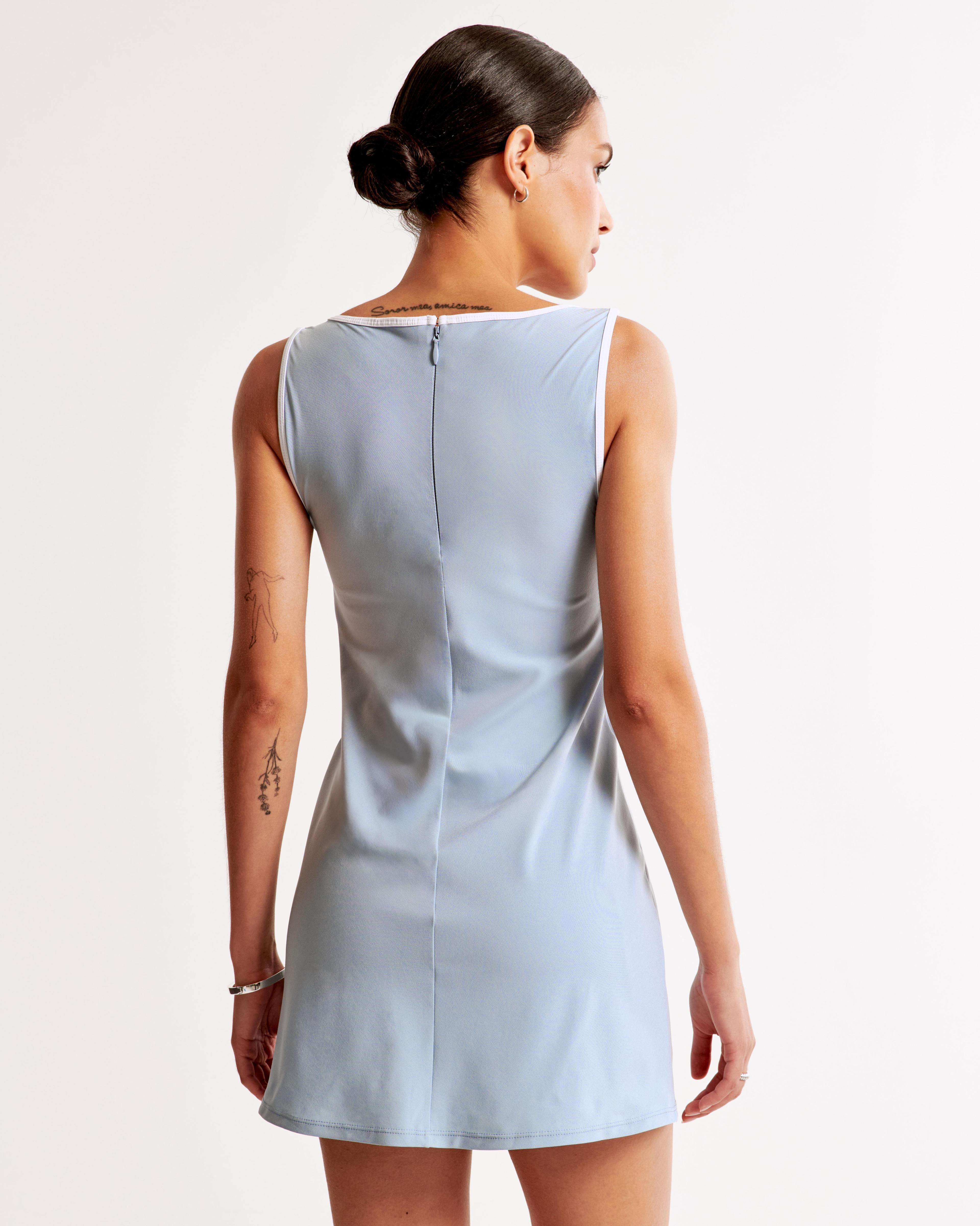 Squareneck Traveler Mini Dress Product Image