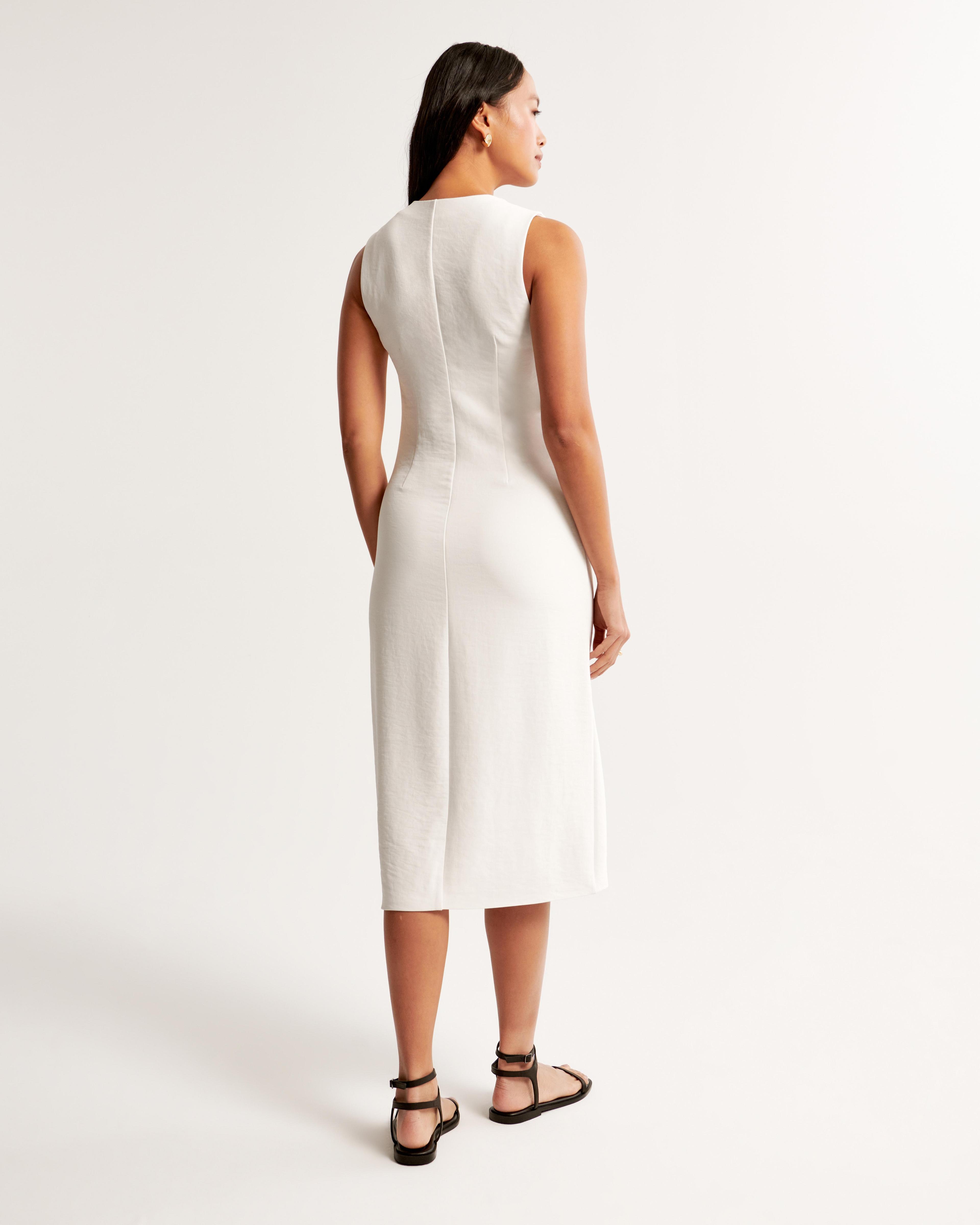 The A&F Mara Vest Midi Dress Product Image