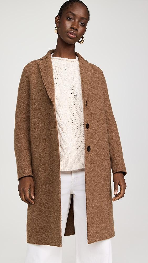 Harris Wharf London Boiled Wool Overcoat | Shopbop Product Image