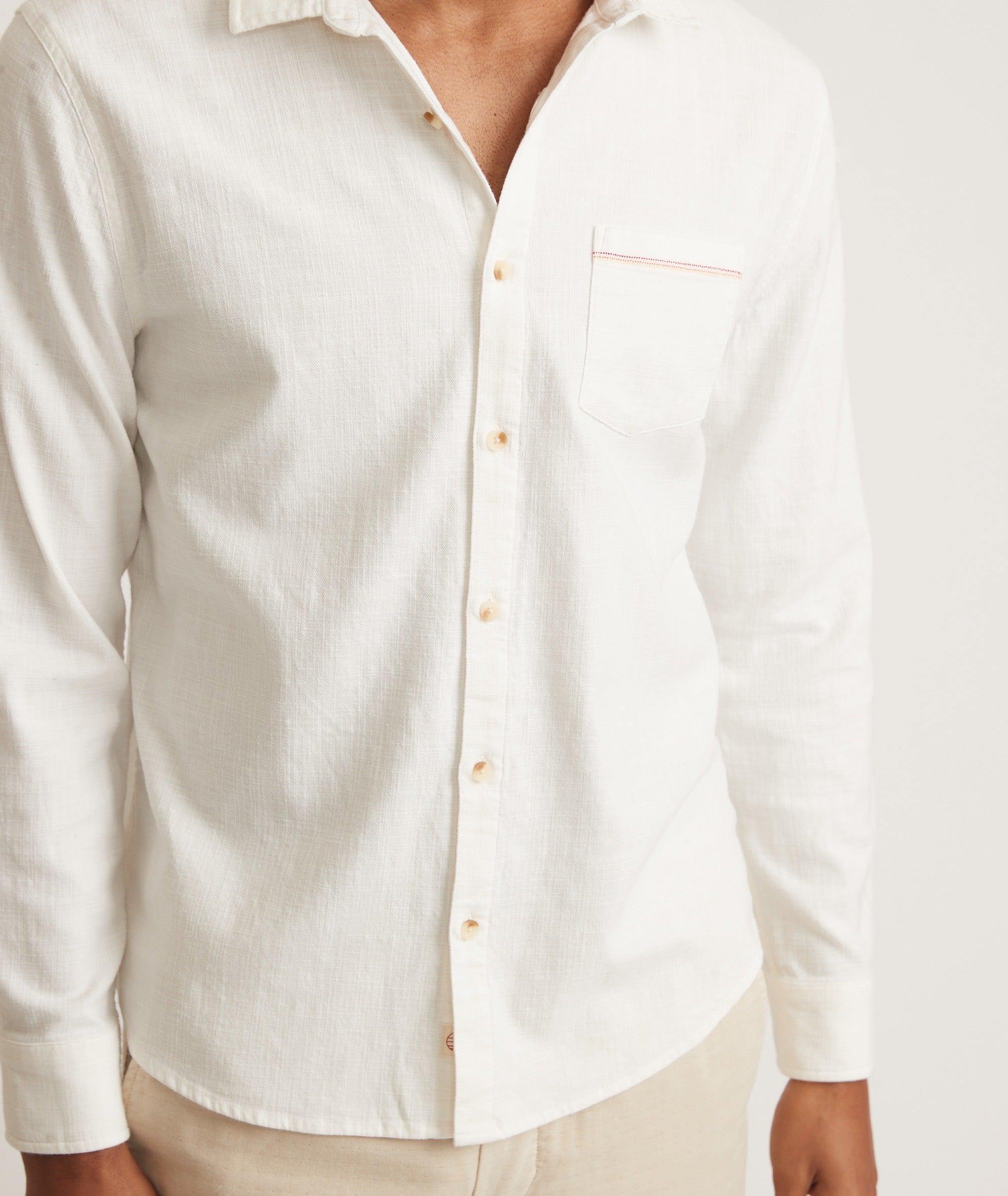 Stretch Selvage Long Sleeve Shirt Product Image