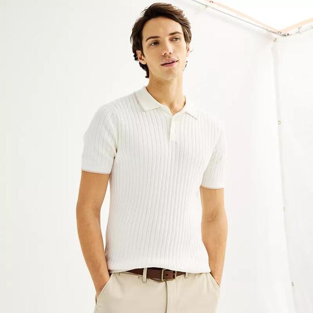 Mens Sonoma Goods For Life Tipped Sweater Polo Product Image