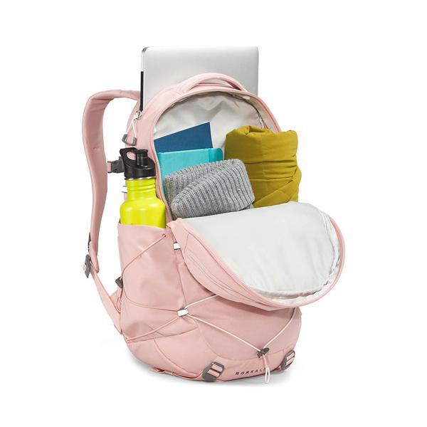 Womens The North Face Borealis Backpack Moss Dark Heather / Gardinia White Product Image