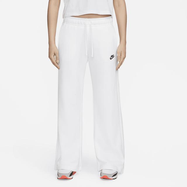 Womens Nike Sportswear Club Fleece Mid-Rise Wide-Leg Sweatpants Product Image