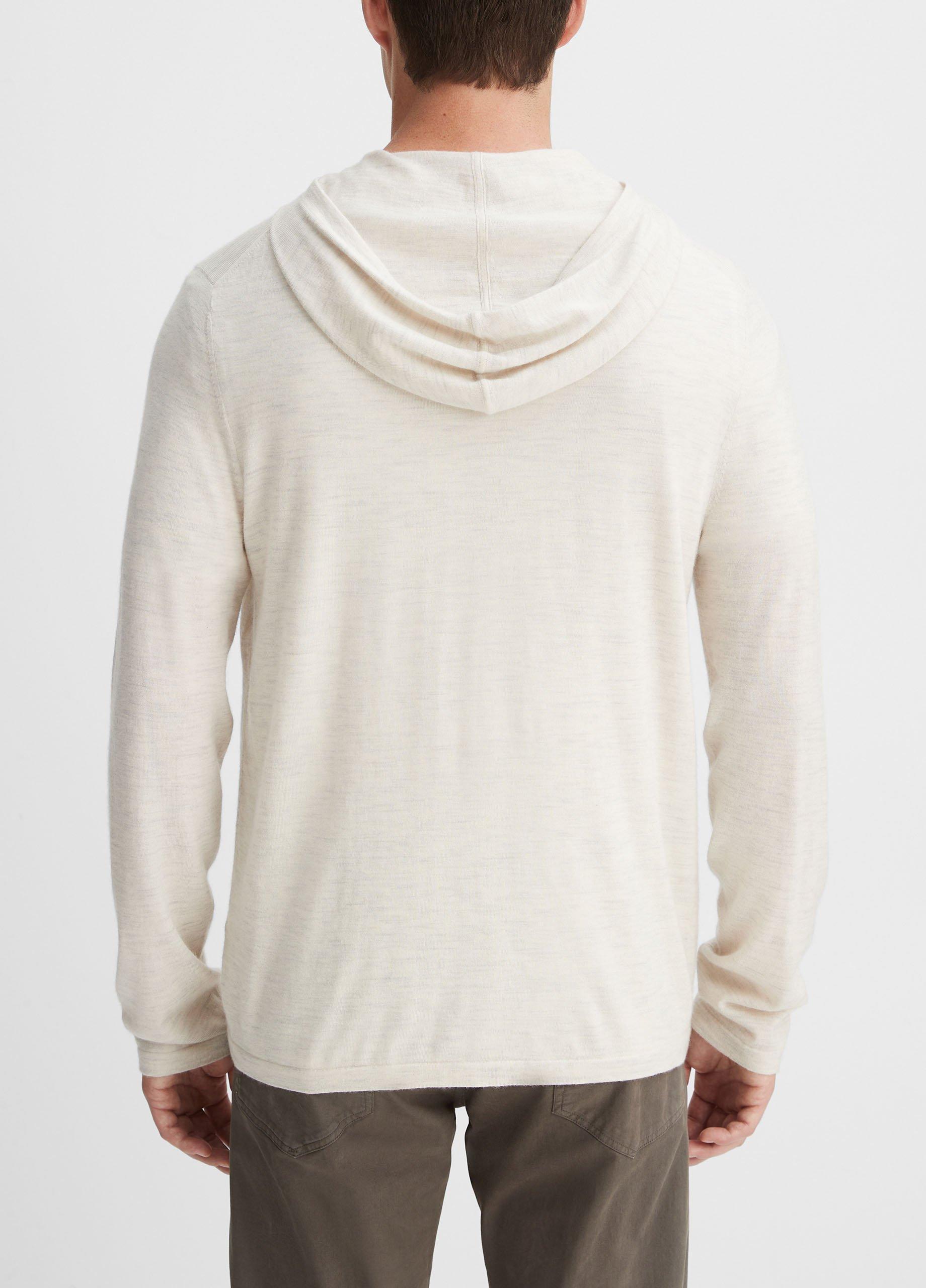 Featherweight Wool Cashmere Pullover Hoodie Product Image